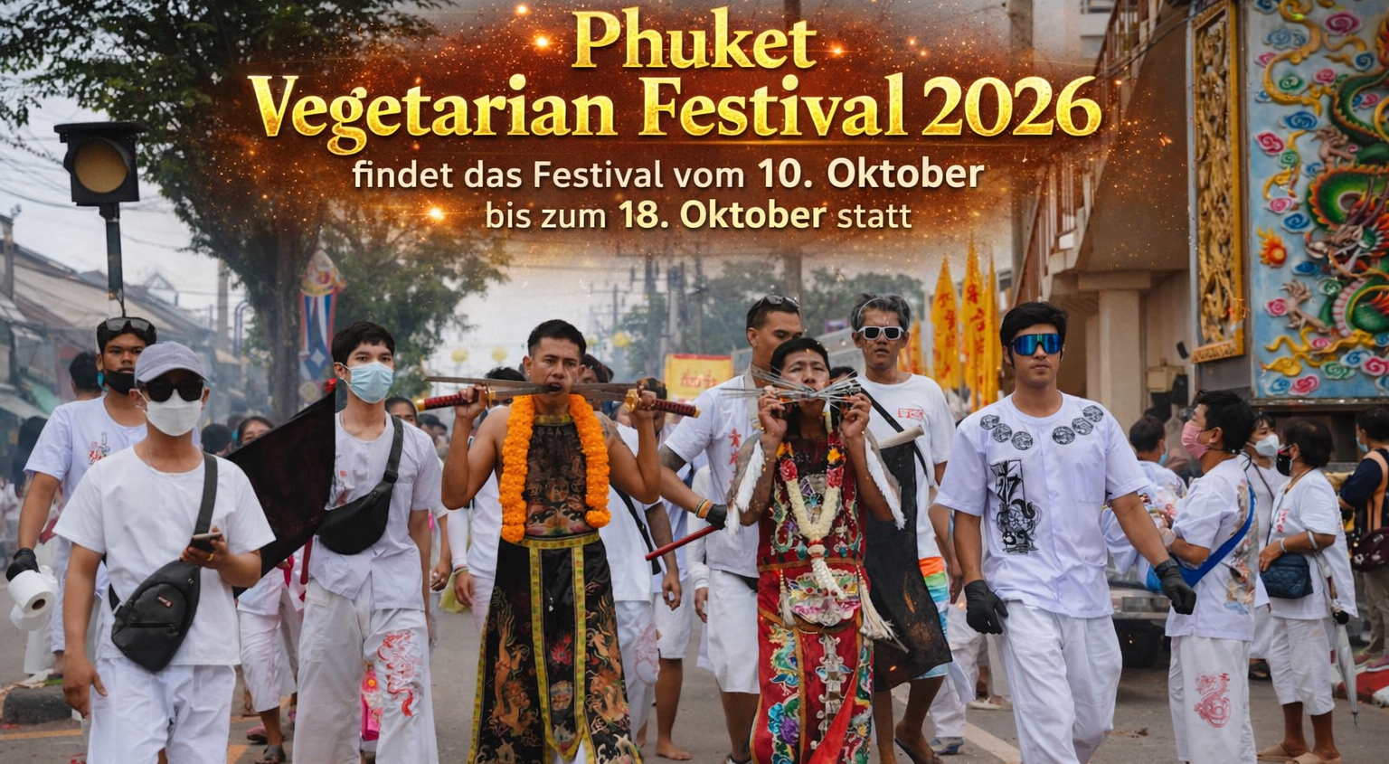 Phuket Vegetarian Festival 2026 – Spirituelles Kulturfestival in Thailand